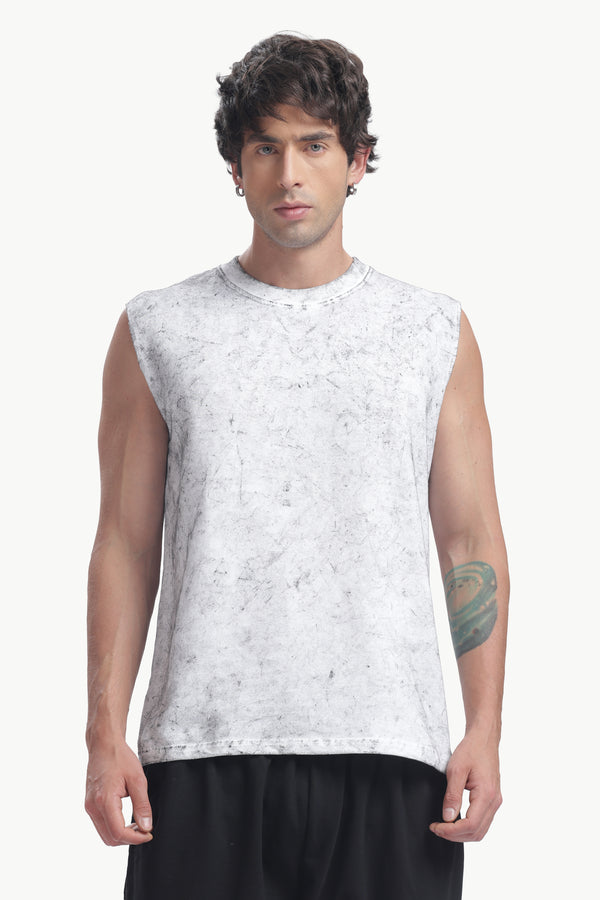 Marbile White Tanktop
