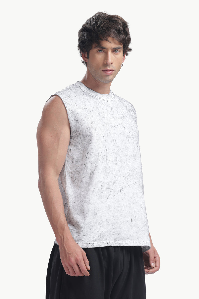 Marbile White Tanktop