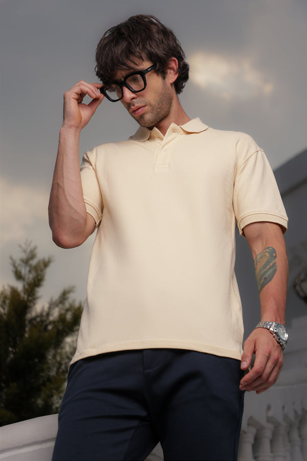 Buttermilk Polo Tshirt