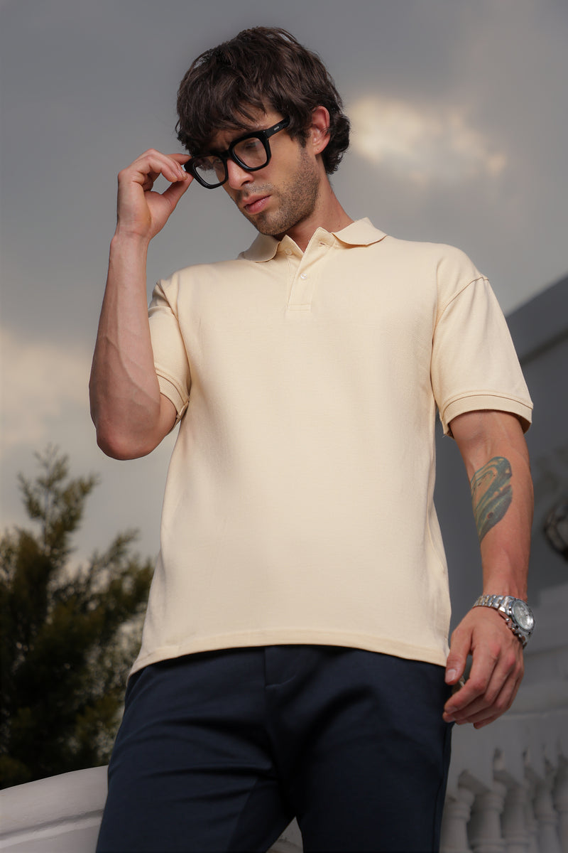 Buttermilk Polo Tshirt