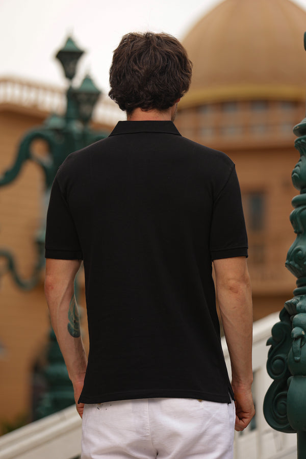 Black Polo Tshirt