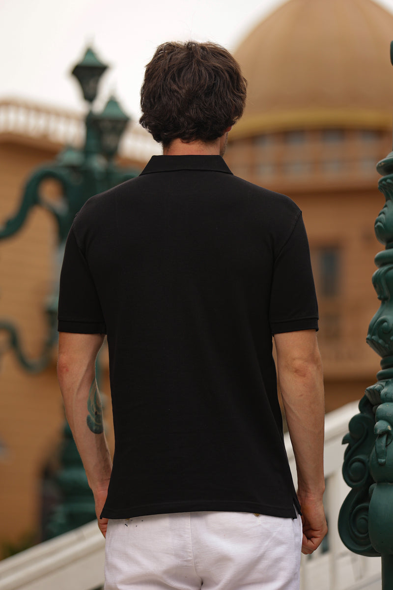 Black Polo Tshirt